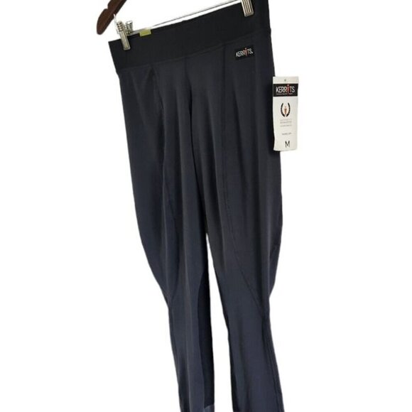 Kerrits Performance Tight Flow Rise Equestrian Pants Faux Leather Knee Size M - Picture 4 of 9